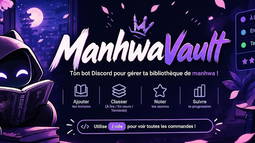 ManhwaVault Discord Bot Banner