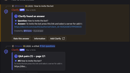 Clarify Discord Bot Banner