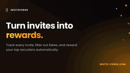 InviteForge Discord Bot Banner