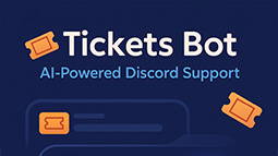 Tickets Discord Bot Banner