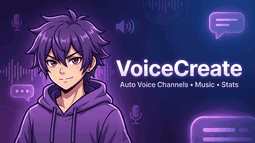 VoiceCreate Discord Bot Banner