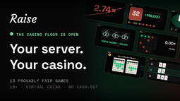 Raise Discord Bot Banner
