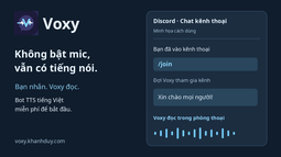 Voxy Discord Bot Banner