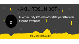 Akili Tosun Discord Bot Banner
