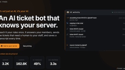AI Ticket Bot Discord Bot Banner