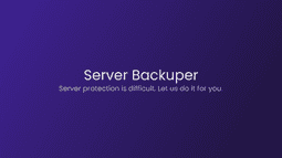 Server Backuper Discord Bot Banner