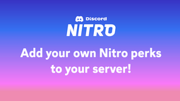 Niؚtro Linked Role Discord Bot Banner