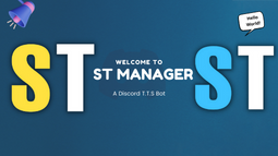 ST MANAGER Discord Bot Banner
