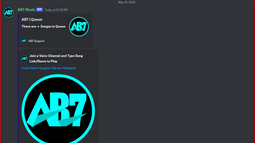 AB7 Music Discord Bot Banner