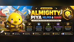 Almighty Piya Helper Discord Bot Banner