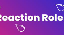 Reaction Roles Discord Bot Banner