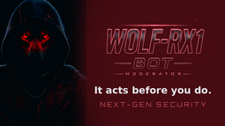 WOLF-RX1 Discord Bot Banner