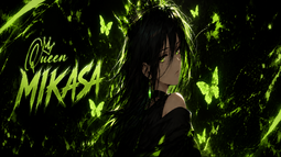Queen Mikasa Discord Bot Banner