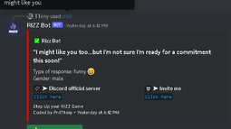 RIZZ Bot Discord Bot Banner
