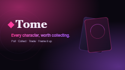 Tome Discord Bot Banner