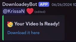 DownloadeyBot Discord Bot Banner