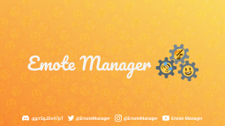 Emote Manager Discord Bot Banner