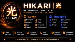 HIKARI (光) Discord Bot Banner