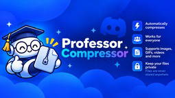 Professor Compressor Discord Bot Banner
