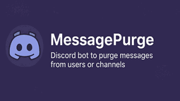 MessagePurge Discord Bot Banner