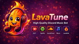 LavaTune Discord Bot Banner