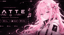 Latte🌸 Discord Bot Banner