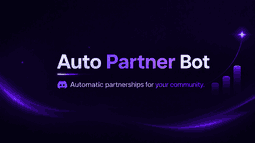 Auto Partner Bot Discord Bot Banner