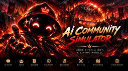 🌌AI Community Simulator Discord Bot Banner