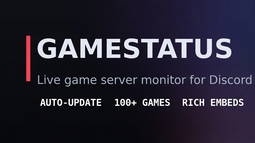 GameStatus Discord Bot Banner
