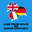 Learn Italian English and German Community Discord Server Logo